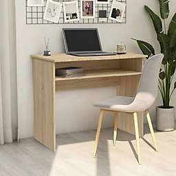 vidaXL Desk Sonoma Oak 35.4