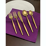 Vibhsa Flatware Gold Plated 5 Piece Place Setting