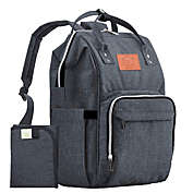 KeaBabies Original Diaper Backpack Bag, Multi Functional Water-resistant Baby Diaper Bags for Moms & Dads (Mystic Gray)