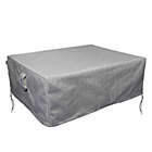 Alternate image 0 for Summerset Shield Platinum 3-Layer Water Resistant Outdoor Fire Table Square Cover - 44x44", Grey Melange