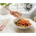 Alternate image 3 for Naruto  Shippuden Ichiraku Ramen Wooden Bamboo Chopsticks, Set Of 4   Utensil Set For Ramen Noodles, Japanese Dinnerware For Home Kitchen   Official Anime Manga Collectible