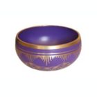 Alternate image 0 for Cottage Handicraft, Crown Charka - Violet Tibetan Singing Bowl with free Elephant Gift