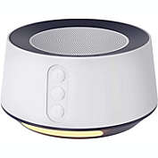 Letsfit White Noise Machine with Adjustable Night Light for Sleeping  14 High Fidelity Sleep Machine Soundtracks, Timer and Memory Feature T126L - White