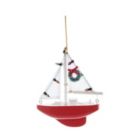 Alternate image 0 for Decorated Sailboat Christmas Ornament
