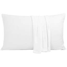 PiccoCasa Luxury Pillowcases Pillow Protector Set of 2, Viscose from Bamboo Wrinkle Free Cooling Pillow Cover 20