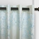 Alternate image 2 for Dolce Mela Home Decorative Damask Jacquard Grommet Semi-Blackout curtain Panel, Tall 60x100, Reims By Dolce-Mela