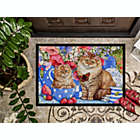 Carolines Treasures CDCO0200JMAT Blue Cats Indoor or Outdoor Mat Multicolor 24 x 36