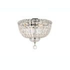 Alternate image 0 for Elegant Lighting Tranquil 4 light Chrome Flush Mount Clear Royal Cut Crystal