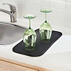 Alternate image 3 for mDesign Kitchen Counter Dish Drying Rack & Microfiber Mat, Set of 2