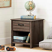 South Shore Ulysses 1-Drawer Nightstand - Fall Oak