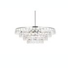 Alternate image 2 for Elegant Lighting Ella 28 inch pendant in chrome