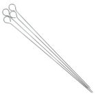 Alternate image 0 for Mr Bar-B-Q 4 Piece Chrome BBQ Skewers 15" Inch Long Easy To Clean 02002YA