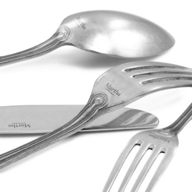 Martha Stewart Laurentide Vintage 20 Piece Stainless Steel Flatware Set. View a larger version of this product image.