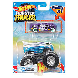 Hot Wheels Monster Trucks 1 64 Scale DragBus, Includes Hot Wheels Die Cast Car