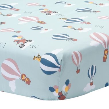 Bedtime Originals Up Up & Away 3-Piece Animals/Hot Air Balloon Crib Bedding Set. View a larger version of this product image.
