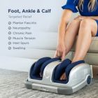 Alternate image 3 for Miko Shiatsu Foot, Calf and Ankle Massager with Heat in Silver/Blue