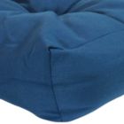 Alternate image 2 for Sunnydaze Indoor/Outdoor Replacement Square Tufted Patio Chair Seat and Back Cushions - 20" - Blue - 2pk