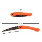 Alternate image 2 for Bahco PG72 Folding Outdoor Garden X17 Pruning Metal Hand Saw, Orange, 15.5"