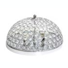 Alternate image 3 for Elegant Designs Home Decorative 2 Light Elipse Crystal Flush Mount Ceiling Light - Chrome
