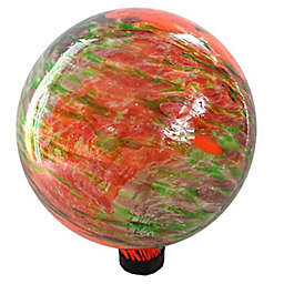 Gardener's Select (16BFG03) Glow in The Dark Glass Gazing Globe, 10 Red