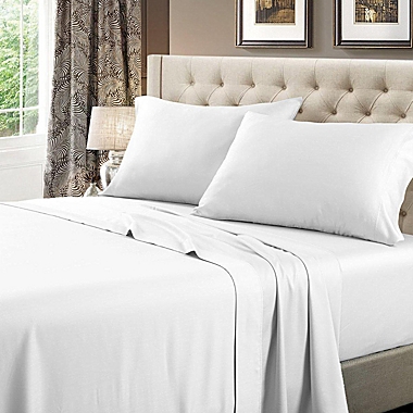 Egyptian Linens Solid 600 Thread Count Cotton Sheets Set. View a larger version of this product image.