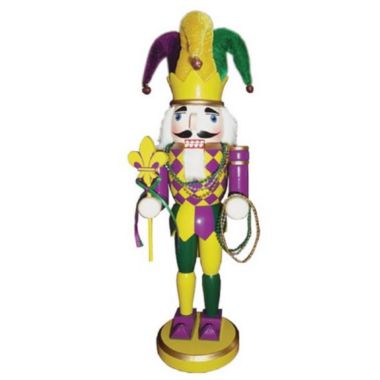 Mardi Gras Carnival Fat Tuesday Christmas Nutcracker 14 Inch. View a larger version of this product image.