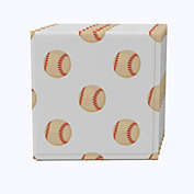 Fabric Textile Products, Inc. Napkin Set of 4, 100% Cotton, 20x20", Baseballs
