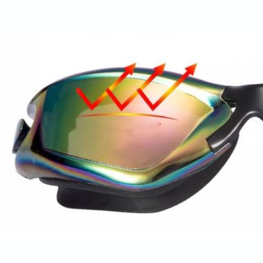 Link Active Swim Goggle With Fast Clasp Technology UV Protection Leak & Fog Proof Wide View Adult/Youth White Rose. View a larger version of this product image.