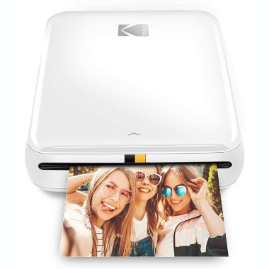 Kodak Step Wireless Mobile Photo Mini Printer (White) Compatible w/ iOS & Android, NFC & Bluetooth Devices. View a larger version of this product image.