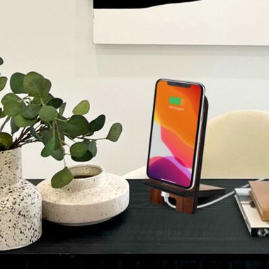 Designocracy Tiger in the Garden Cell Phone Stand Wildlife Decor Wood Mobile Tablet Holder Charging Station Organizer - 892096-JB. View a larger version of this product image.