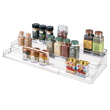 mDesign Large Expandable Spice Rack, Kitchen Storage Organizer. View a larger version of this product image.