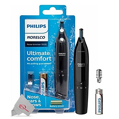 Philips Norelco Ultimate Comfort Nose Trimmer 1000 Battery Powered NT1605/60 for Nose, Ear, and Eyebrows. View a larger version of this product image.