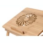 Alternate image 1 for Aleratec Natural Bamboo Adjustable Laptop Stand Up To 15in For Home