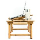 Alternate image 2 for Aleratec Natural Bamboo Adjustable Laptop Stand Up To 15in For Home