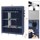 Alternate image 1 for Inq Boutique 69" Wardrobe Portable Closet Storage Organizer Clothes Non-woven Fabric Wardrobe