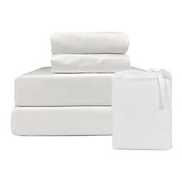 BedVoyage Melange viscose from Bamboo Cotton Bed Sheets, King - Snow