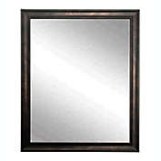 BrandtWorks Clouded Bronze Wall Mirror 30" x 34"