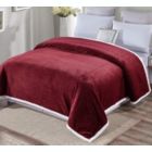 Alternate image 0 for Sheridan Ultra Plush and Cozy Braided Sherpa Blanket - King  (108" x 90") Burgundy