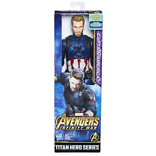 Marvel Avengers Infinity War Titan Hero Captain America with Power FX Port