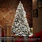 Alternate image 1 for Casafield Realistic Snow-Flocked Pine Artificial Holiday Christmas Tree with Sturdy Metal Stand