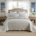 Alternate image 0 for MarCielo 3-Piece 100% Cotton Oversized Bedspread Set Coverlet Set Lightweight Quilt Set Embroidery Farmhouse Bedding Set TF