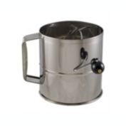 Crestware 8 cup stainless steel flour sifter