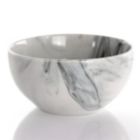 Alternate image 2 for Elama Fine Marble 16 Piece Stoneware Dinnerware Set in Black and White