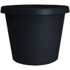 Alternate image 0 for The HC Companies Prima Round Plastic In/Outdoor Flower Pot Planter, Black, 6 in
