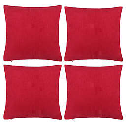 PiccoCasa Polyester Corn Stripe Pillow Covers 18