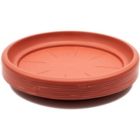 Alternate image 3 for Juvale Round Plastic Planter Base Trays, Terra Cotta Colored Drainage Saucer (12 In, 8 Pack)