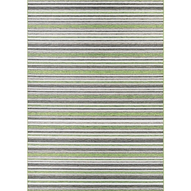 Couristan Brockton Area Rug, Hunter Green/Brown ,Runner, 2&#39;3" x 11&#39;9". View a larger version of this product image.