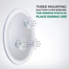 Alternate image 2 for DB Tech Large 8 in. Suction Cup 10X Magnifying Mirror and Tweezers with Rubber Grips