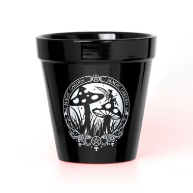 Alchemy Gothic Decorative Magic Garden Plant Pot. View a larger version of this product image.