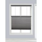 Alternate image 0 for Linen Avenue Custom Cordless 26" W x 48" H Dark Grey Top Down Bottom Up Light FIltering Cellular Shade